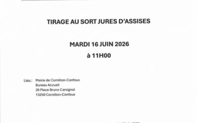 TIRAGE AU SORT JURÉS D’ASSISES